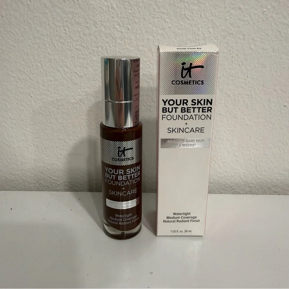 It Cosmetics Your Skin But Better Foundation Medium Coverage Deep Cool 62